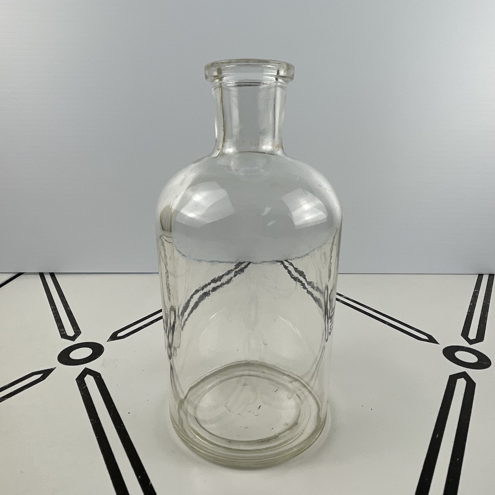 Vintage Pyrex Apothecary Glass Lab Medicine‎ Bottle Jar 7" Made In USA Science - Picture 4 of 12